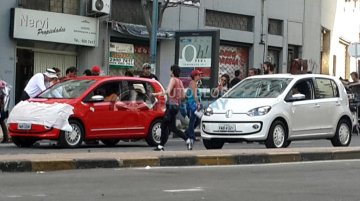 Uruguay - South American VW Up! spotted during its TVC filming