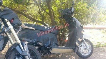 Spied - Mahindra's 110cc Activa challenger spotted testing with the Mojo