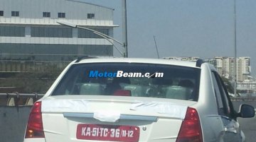 Spied - Mahindra Verito Electric caught on test