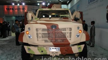 DefExpo 2014 - Tata Motors unveils LAMV armoured light patrol vehicle