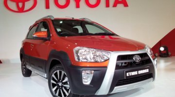 Auto Expo Live - Toyota Etios Cross, accessorized unveiled, launch in May [Image Gallery updated]