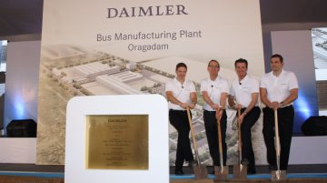 IAB Report - Daimler lays foundation stone for bus manufacturing plant, announces BharatBenz bus brand