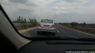 Hyundai Xcent spied