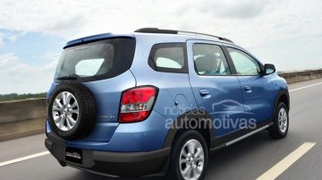 Render - Chevrolet Spin MPV soft-road version heading to Brazil