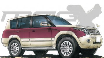 Rendering - Next generation Mitsubishi Pajero