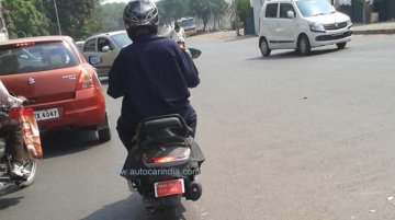 Spied - Mahindra's 110 cc Activa rival caught on test