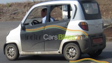 Spied - Bajaj RE60 LHD export variant caught testing