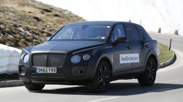 Spied - Bentley SUV with revised styling caught testing in Europe