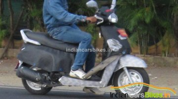 Spied - Mahindra 110cc scooter (Mahindra G101) spotted testing