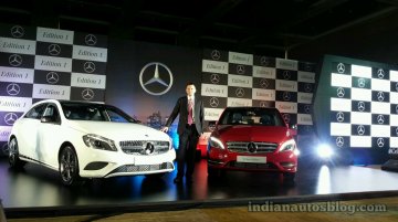 IAB Report - Mercedes A Class, B Class Edition 1 launched at 26.17 lakhs & 28.75 lakhs