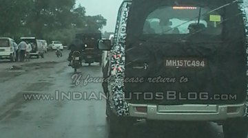 2014 Mahindra Scorpio Facelift - Spy