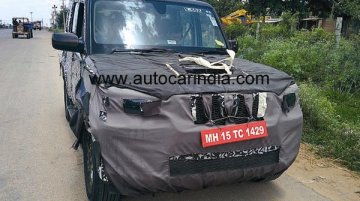 2014 Mahindra Scorpio Facelift - Spy