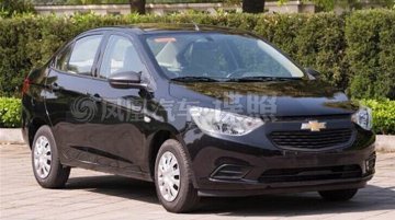 Spied - Chevrolet Sail facelift fully revealed in China