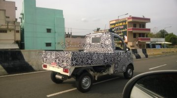 Spied - IAB reader catches the new Mahindra P601 LCV on test