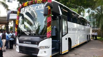 IAB Report - Scania delivers first Metrolink bus in Chennai; inaugurates dealership