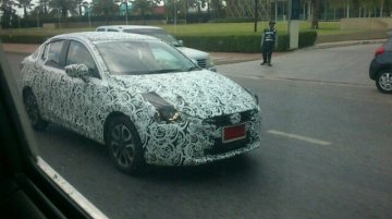 Spied - Honda City rivaling 2015 Mazda2 Sedan starts testing in Thailand