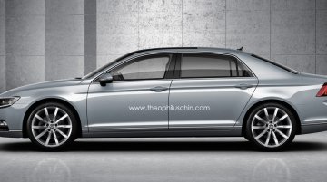 Rendering - Next gen Volkswagen Phaeton