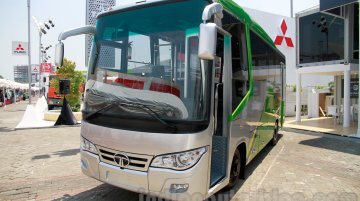 23-seat Tata LP 713 Bus at the 2014 Indonesia International Motor Show