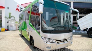 Indonesia Live - 23-seat Tata bus based on LP 713 showcased