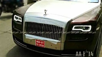 Spied - Rolls Royce Ghost Series II spotted in India for the first time