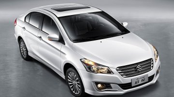 IAB Report - Chinese-spec Maruti Ciaz (Suzuki Alivio) gets sunroof, larger alloys and 1.6L engine