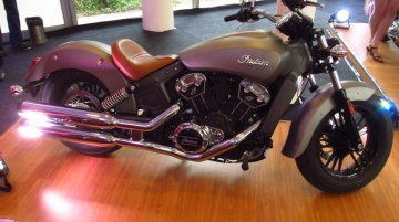 Report - 2015 Indian Scout showcased in India