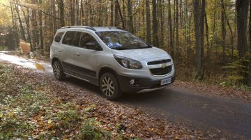 Brazil - Crossover style Chevrolet Spin Activ with external spare wheel revealed