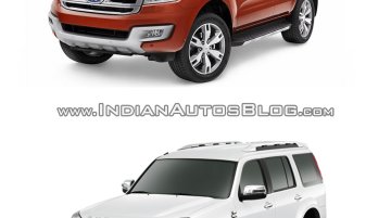 2015 Ford Endeavour vs older model - Old vs New