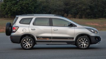 In Images - Chevrolet Spin Activ crossover with external spare wheel for Brazil