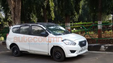 Datsun Go+ spotted in Pune - Spied