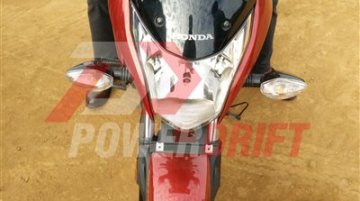 Honda CB Unicorn 160 snapped during TVC shoot - Spied