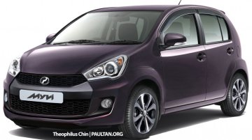 Perodua Myvi facelift rendered - Malaysia