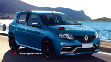 Renault Sandero RS hot hatch to launch in Brazil this year - Rendering