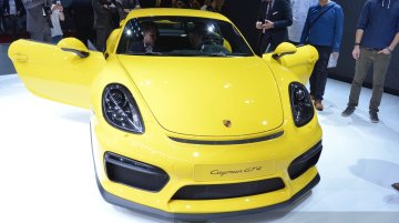 Porsche Cayman GT4 at 2015 Geneva Motor Show