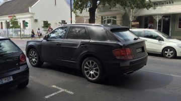 Bentley Bentayga spotted in South Africa - Spied