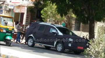 Chevrolet Spin MPV caught on test in India - Spied