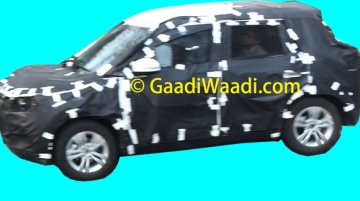 Maruti YBA sub-4m SUV caught testing in India - Spied