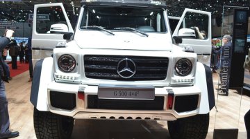 Mercedes G 500 4x4² at the 2015 Geneva Motor Show