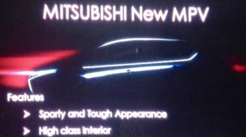 Mitsubishi's Ertiga-rivaling 2017 MPV teased - Report