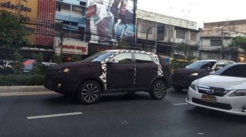 MG GS compact SUV spotted in Thailand - Spied