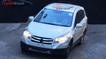 Maruti SX4 S-Cross snapped testing without camouflage; Gets chrome grille - Spied