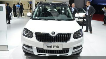 Skoda Yeti Chinese specification at Auto Shanghai 2015