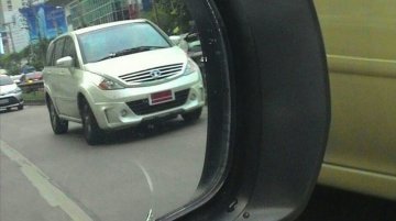 Sporty Tata Aria with bodykit spied testing - Thailand