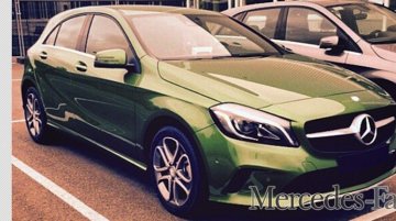 Alleged 2016 Mercedes A-Class (Facelift, India-bound) snapped undisguised - Spied