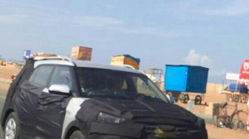 IAB reader snaps the Hyundai ix25 along a beach - Spied