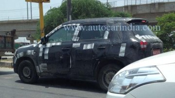 Maruti 'YBA' sub-4m SUV snapped on Indian roads - Spied