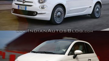 2016 Fiat 500 (facelift) vs 2007 Fiat 500 - Old vs New