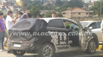 2016 Hyundai HB20 (facelift) spotted testing in Brazil - Spied