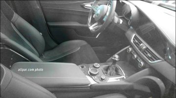 New Alfa Romeo Giulia interior spyshots confirm a driver-focused design - Spied