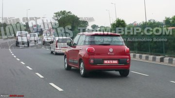 Fiat 500L spotted on Indian roads, but no launch on the cards - Spied